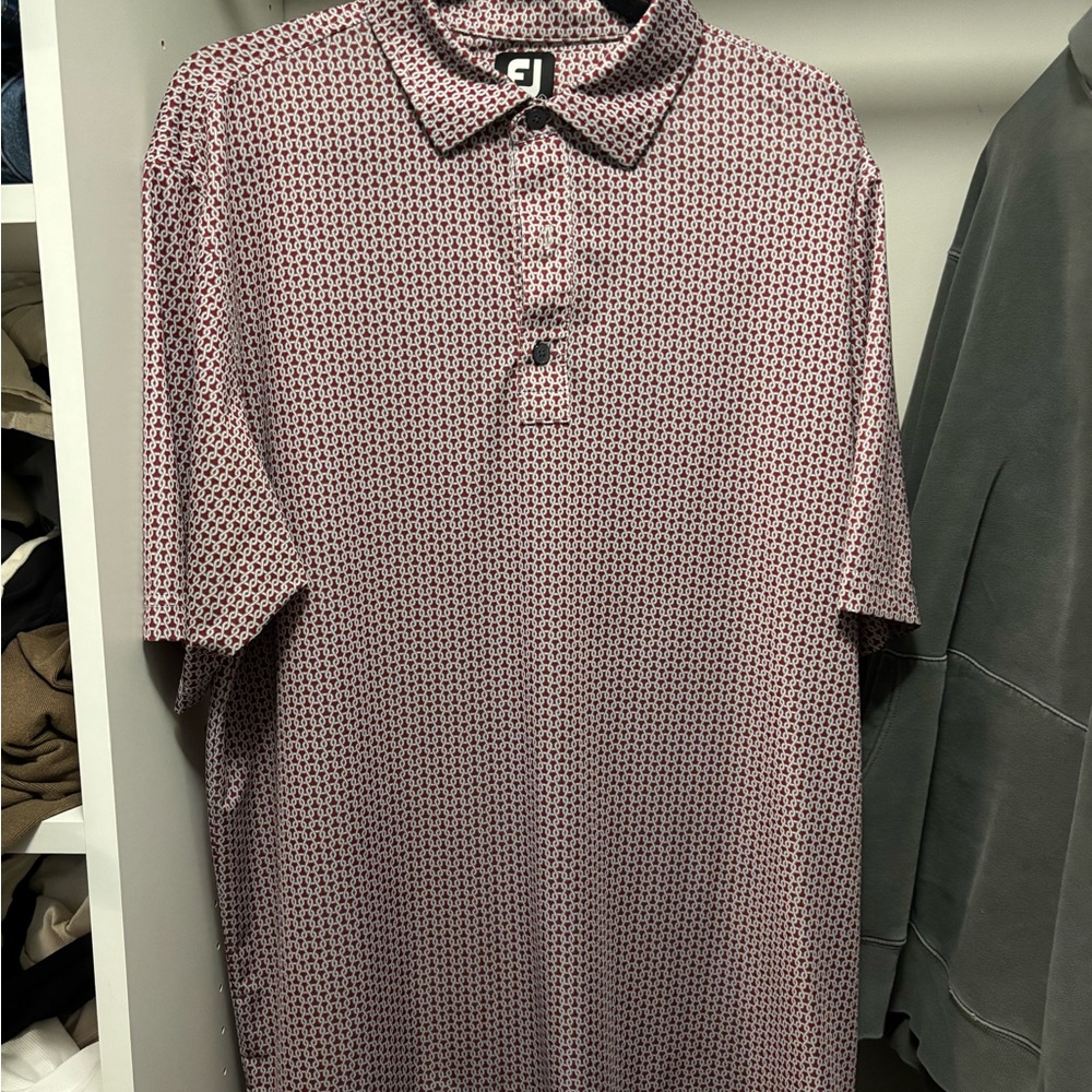Men's Patterned Polo Shirt